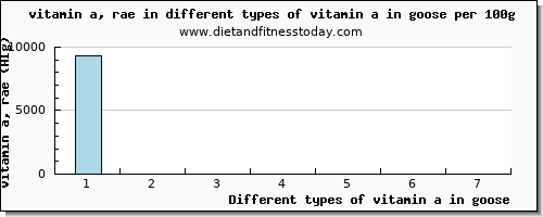 vitamin a in goose vitamin a, rae per 100g